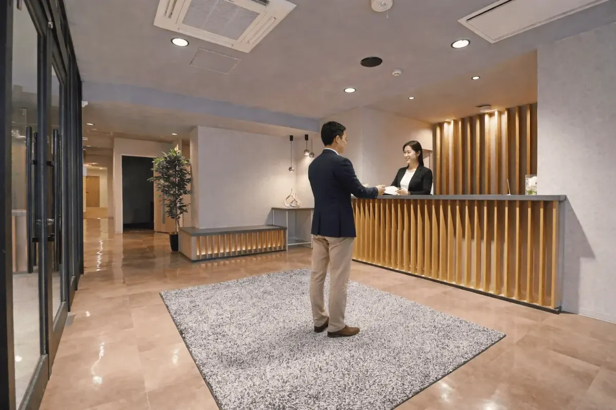 THE HUB 麹町 フロント受付｜THE HUB（nex THE HUB） 麹町のバーチャルオフィス