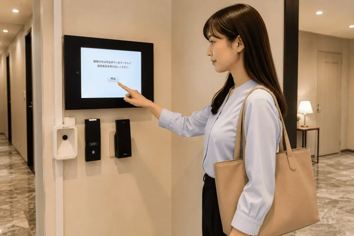 THE HUB 赤坂見附 受付機／ウェイティングスペース｜THE HUB（nex THE HUB） 赤坂見附のバーチャルオフィス